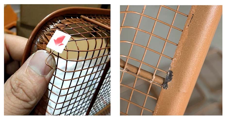 defectos de exceso de existencias